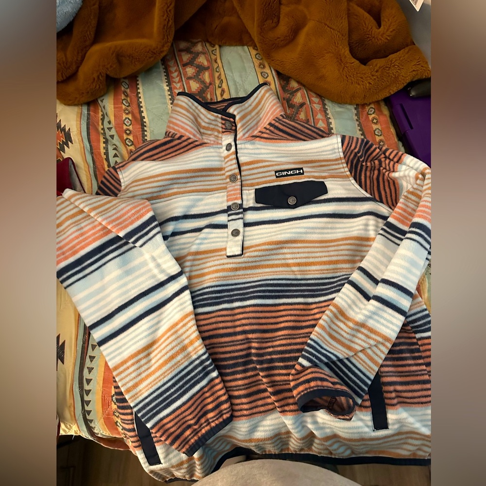 Cinch women fleece pull over